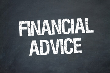 Fototapeta premium Financial Advice 