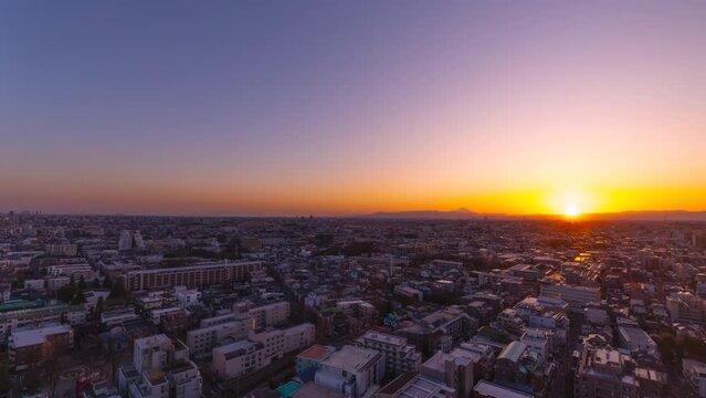 東京サンセットタイムラプス　2024