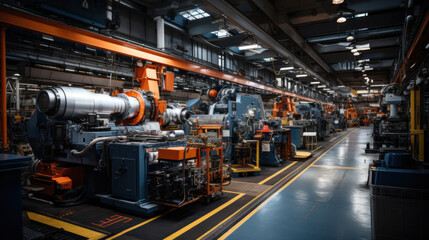 Obraz premium Missile Manufacturing Facility.