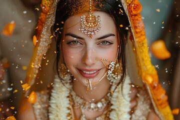 Capture the emotional moments of the traditional Indian wedding Haldi ceremony