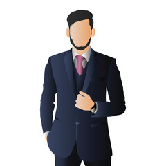 business man in suit