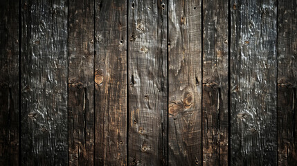 Dark Textured Wooden Planks Background