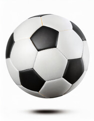 soccer ball on white