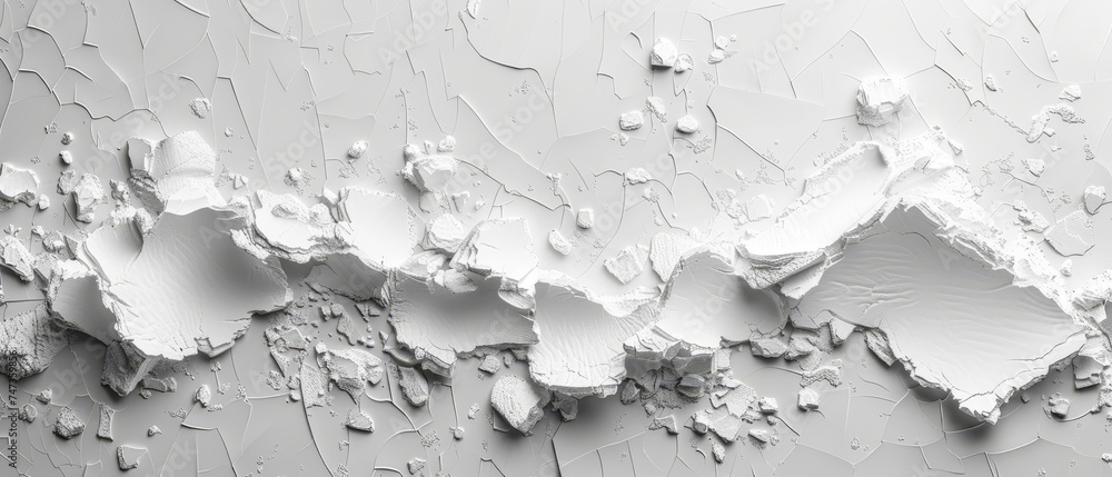 Poster abstract white color texture pattern background that can be used as a screen saver or for winter or 