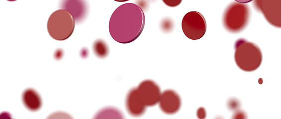 confetti png. red confetti falls from the sky.