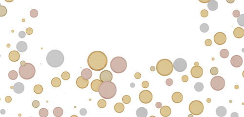 gold  Rainfall: Astonishing 3D Illustration of gold  Confetti Shower