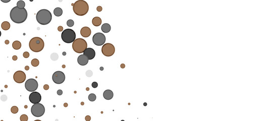 Enchanting Delight: Spectacular 3D Illustration Showcasing Enchanting gold Confetti
