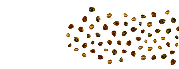  Eggs. 3D. Golden Egg