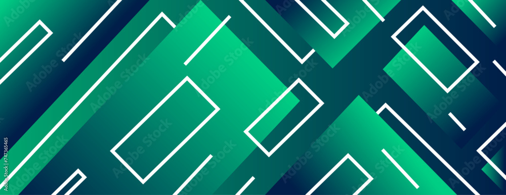 Poster background multicolored green dark and bright light with the gradient is the surface with templates 