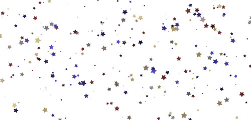 Gilded Rainfall: Experience the Magic of a 3D Gold Stars Shower