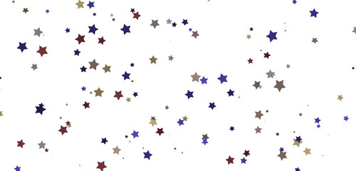 Gilded Rainfall: Experience the Magic of a 3D Gold Stars Shower