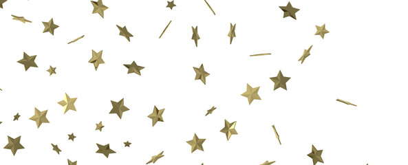 Stars - stars background, sparkle lights confetti falling. magic shining Flying christmas stars on night