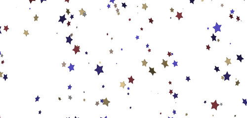 Gilded Rainfall: Experience the Magic of a 3D Gold Stars Shower