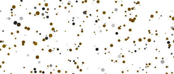 Radiant Revelry: Enthralling 3D Illustration of Shining gold Confetti