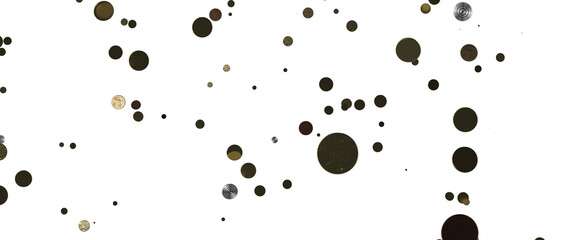 gold  Celebration: Captivating 3D Illustration of Shimmering gold Confetti