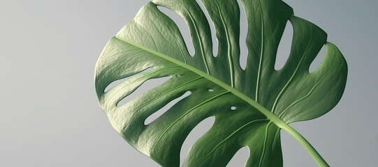 Fototapeta na wymiar monstera plant leaf 75