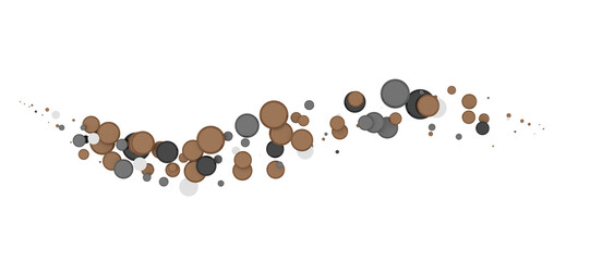 Enchanting Delight: Spectacular 3D Illustration Showcasing Enchanting gold Confetti