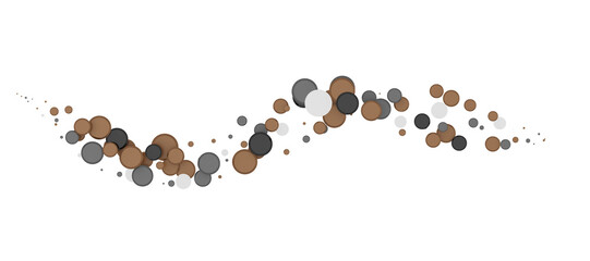 Cascading Celebration: Striking 3D Illustration Showcasing an Abundance of gold Confetti