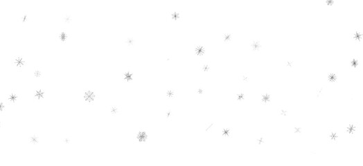 Sparkling Snowfall: Dynamic 3D Illustration of Falling Christmas Snowflakes - obrazy, fototapety, plakaty