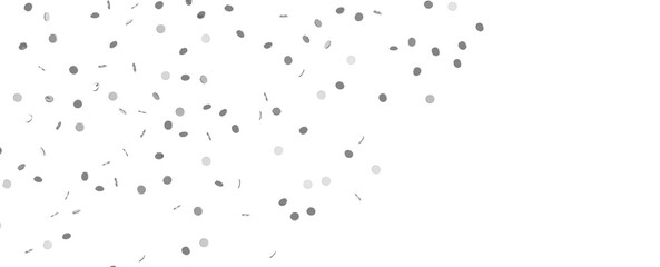 Radiant Festivity: Spectacular 3D Illustration Showcasing Radiating silver Confetti