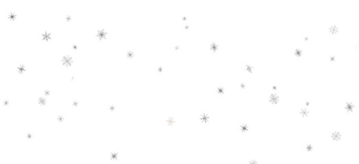 Obraz premium Sparkling Snowfall: Dynamic 3D Illustration of Falling Christmas Snowflakes