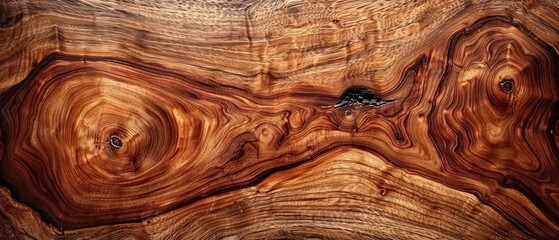 Luxurious wood grain patterns with detailed whorls and rich texture emphasize the sophisticated beauty of natural wood - obrazy, fototapety, plakaty
