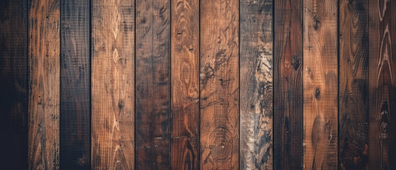 A high-resolution image of aged, weathered wooden planks with a rustic and vintage appeal