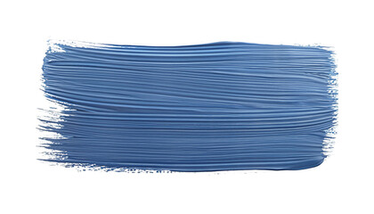 Shiny blue brush watercolor painting isolated on transparent background. watercolor png