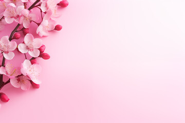 Fototapeta na wymiar Spring flowers card, Happy Easter background. Mother's Day. International Women's Day.