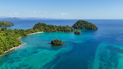 Drone images of the Panamanian Caribbean