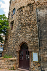 08-07-2023 Harzen Germany Old church with large bricks