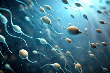 sperm fertilize an egg, sperm swim to an egg, fertilization, new life, pregnancy, birth,