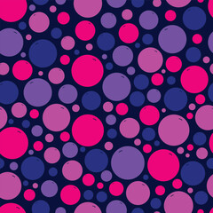 Vector hand drawn bubbles seamless pattern, perfect for spooky events and themes.