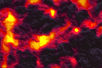 Molten lava.Lava.Magma background.Lava background.Realistic Molten lava backround