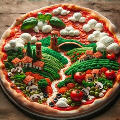 Italian Landscape Pizza