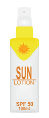 Sun protect lotion. vector illustration