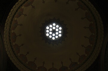 Stained glass in a Turkish palace