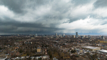 Downtown Kitchener/Waterloo, ON, Canada Storm Front