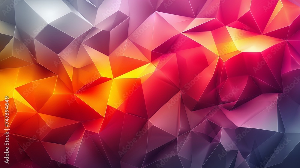 Canvas Prints abstract polygonal shape background: dark texture with geometric paper design - ideal for ads, produ