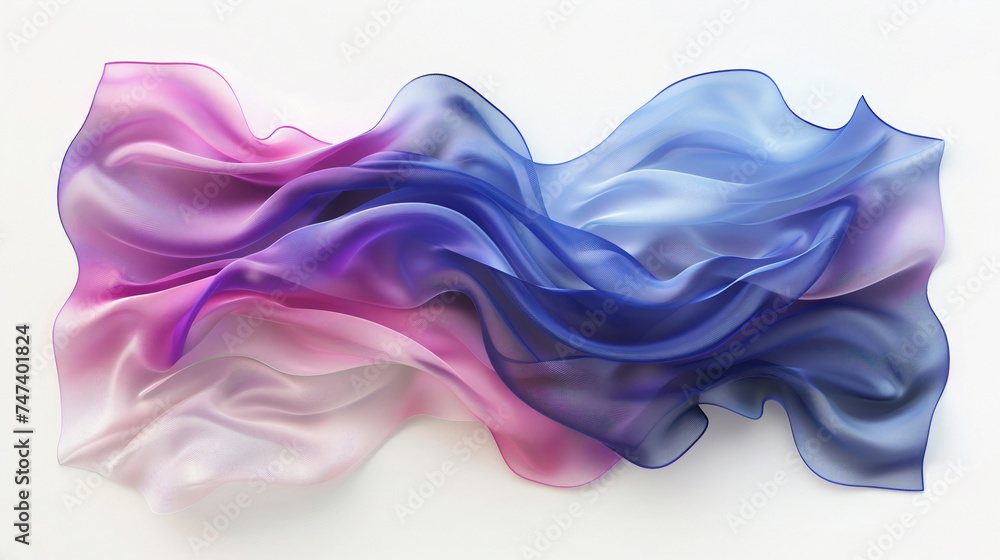 Poster abstract colorful wave background, twisted colored waves flow in motion. bright colorful background.
