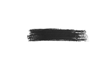 black pencil strokes isolated on transparent background