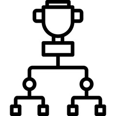 League Vector Line Icon