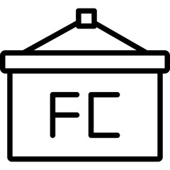 Banner Vector Line Icon