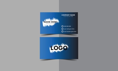 Creative Business Card Poster Modern Creative Design Template with Simple color.