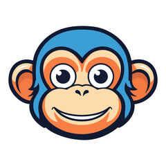 Icon of a blue monkey
