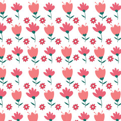flower pattern vector design. pattern background design