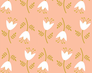 Seamless floral pattern. Vector illustration