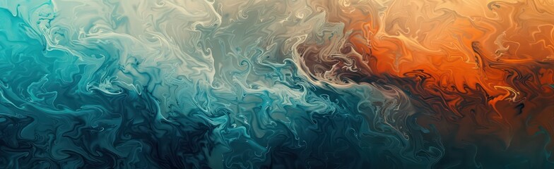 a colorful swirling oil paint background, in the style of naturalistic ocean waves, soft lines, motion blur