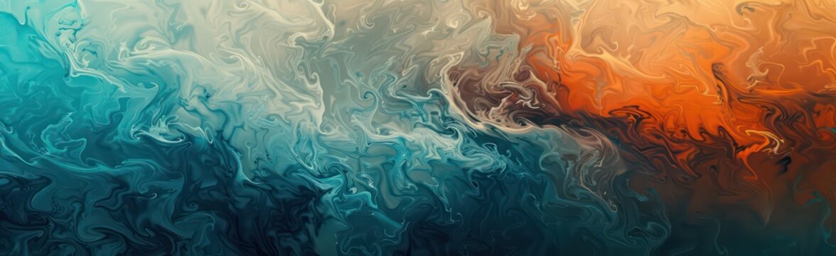 a colorful swirling oil paint background, in the style of naturalistic ocean waves, soft lines, motion blur