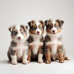 Australian Shepherd Puppies. Aussie Puppy.